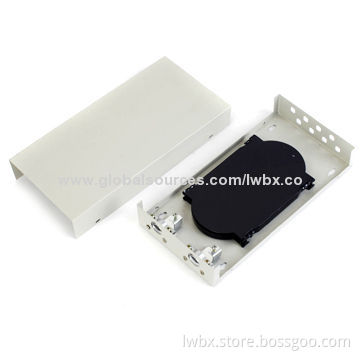 Adjustable LWL Splice Box 1U with Metal Housing, Suitable for 8 x ST/SC